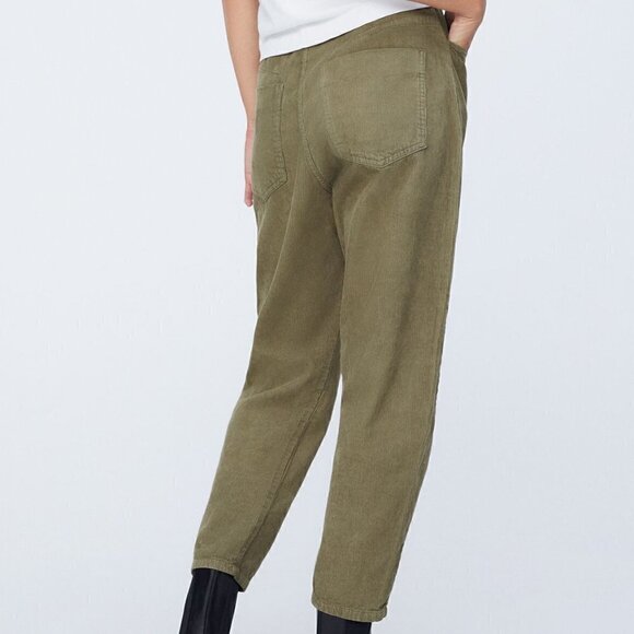 Zara corduroy baggy pants size 6 - Picture 3 of 8